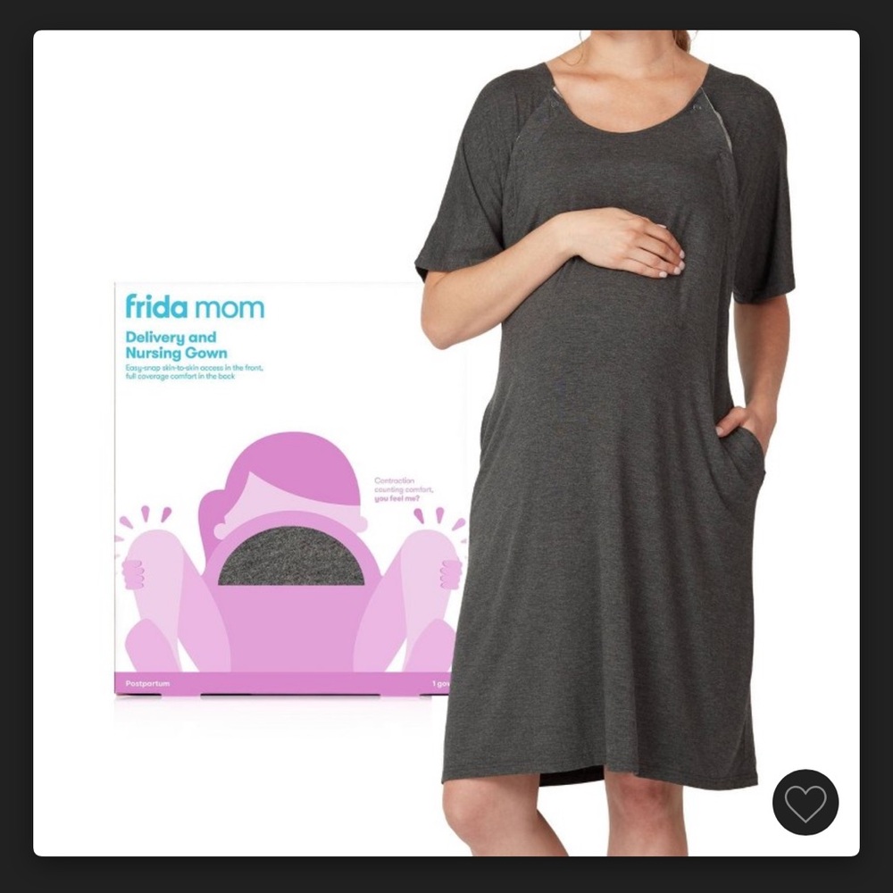 Frida Mom Delivery & Nursing Gown